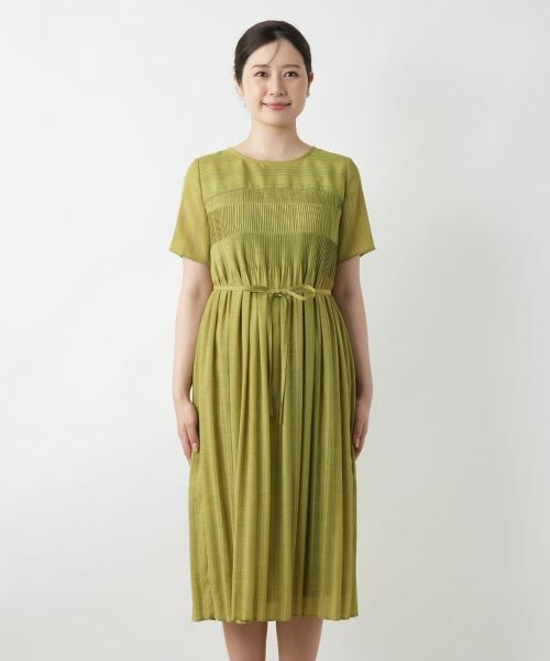 Leilian / レリアン ドレス | プリーツ切替ワンピース | 詳細5