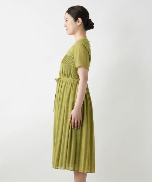 Leilian / レリアン ドレス | プリーツ切替ワンピース | 詳細6