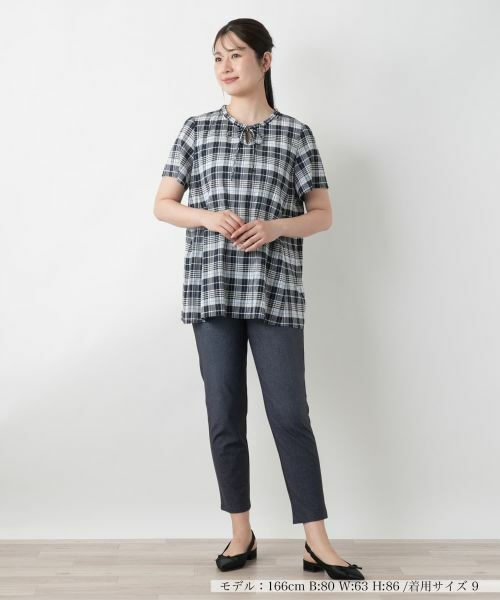 Leilian / レリアン シャツ・ブラウス | チェックブラウス | 詳細1