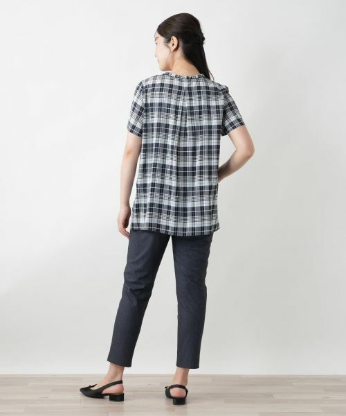 Leilian / レリアン シャツ・ブラウス | チェックブラウス | 詳細3