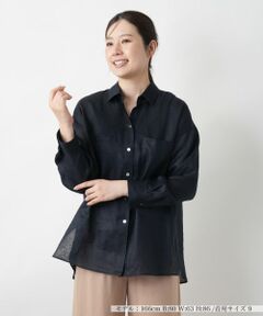 Leilian / レリアン シャツ・ブラウス | 麻ブラウス