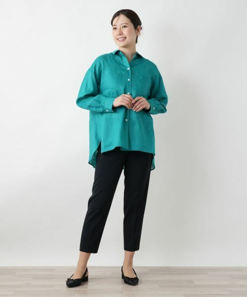 Leilian / レリアン シャツ・ブラウス | 麻ブラウス | 詳細1