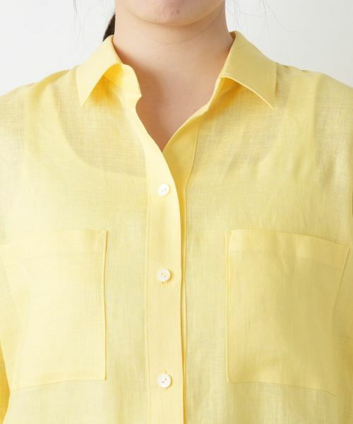 Leilian / レリアン シャツ・ブラウス | 麻ブラウス | 詳細13