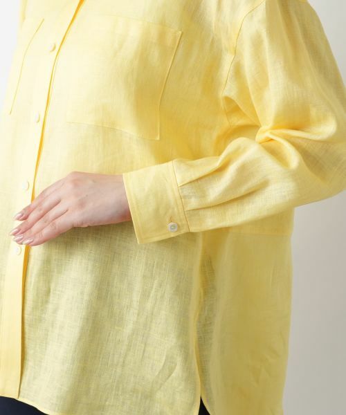 Leilian / レリアン シャツ・ブラウス | 麻ブラウス | 詳細16