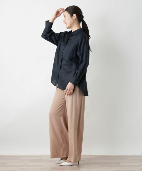 Leilian / レリアン シャツ・ブラウス | 麻ブラウス | 詳細5