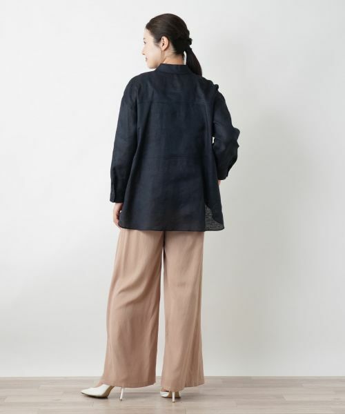 Leilian / レリアン シャツ・ブラウス | 麻ブラウス | 詳細6