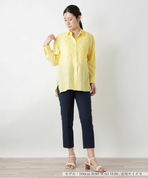 Leilian / レリアン シャツ・ブラウス | 麻ブラウス | 詳細7