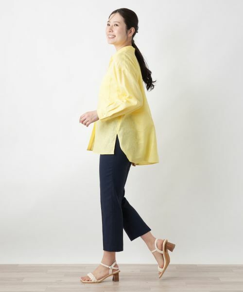 Leilian / レリアン シャツ・ブラウス | 麻ブラウス | 詳細8