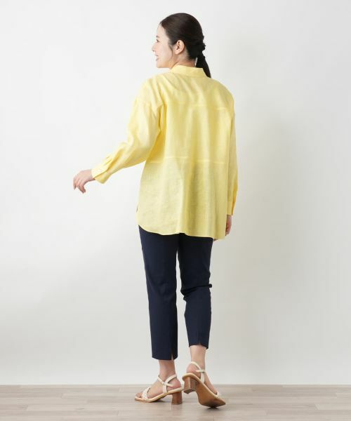 Leilian / レリアン シャツ・ブラウス | 麻ブラウス | 詳細9