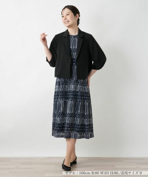 Leilian / レリアン テーラードジャケット | ショートブレザー | 詳細1