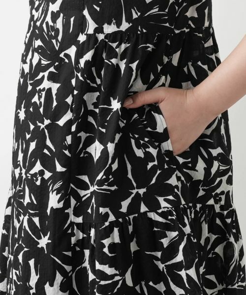 Leilian / レリアン ドレス | プリントフレアワンピース | 詳細10