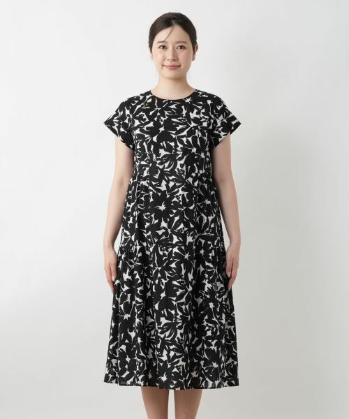 Leilian / レリアン ドレス | プリントフレアワンピース | 詳細4