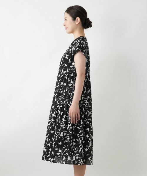 Leilian / レリアン ドレス | プリントフレアワンピース | 詳細5