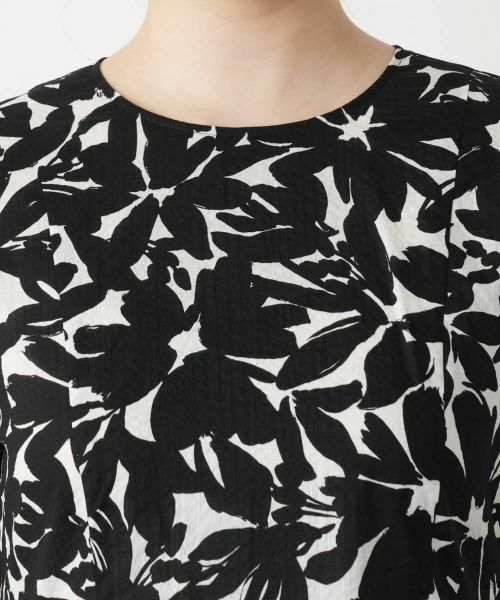 Leilian / レリアン ドレス | プリントフレアワンピース | 詳細7