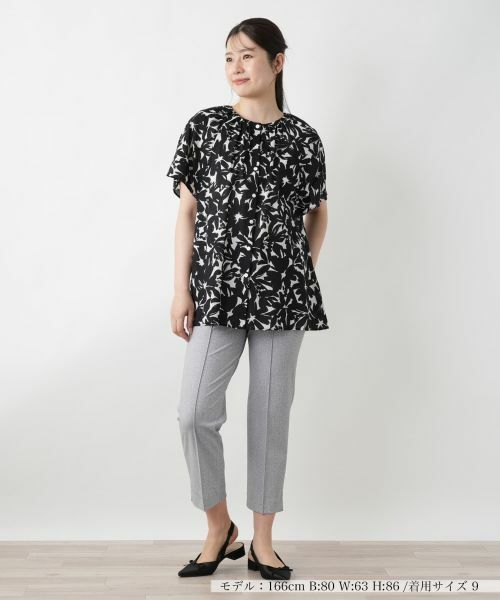 Leilian / レリアン シャツ・ブラウス | フラワープリントブラウス | 詳細1