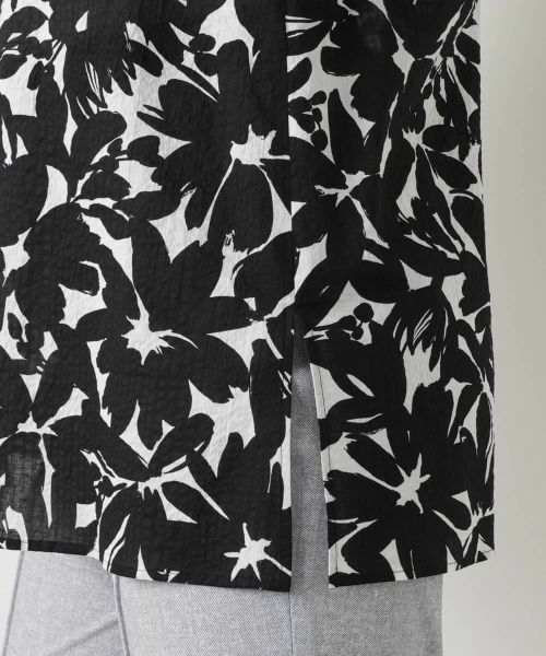 Leilian / レリアン シャツ・ブラウス | フラワープリントブラウス | 詳細10
