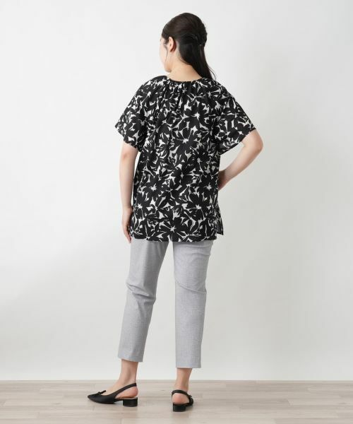 Leilian / レリアン シャツ・ブラウス | フラワープリントブラウス | 詳細3