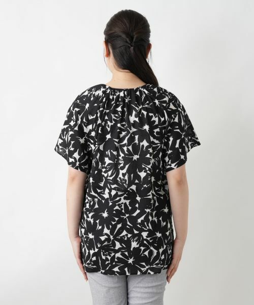 Leilian / レリアン シャツ・ブラウス | フラワープリントブラウス | 詳細6