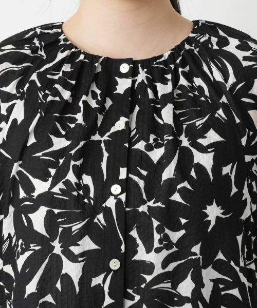 Leilian / レリアン シャツ・ブラウス | フラワープリントブラウス | 詳細7