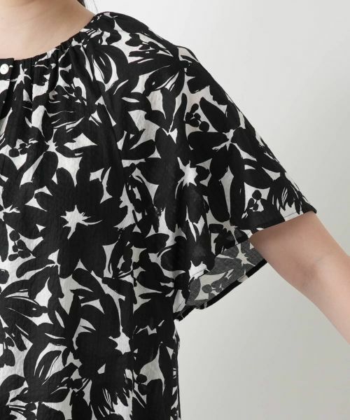 Leilian / レリアン シャツ・ブラウス | フラワープリントブラウス | 詳細9