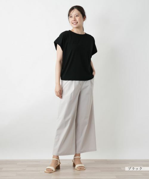 Leilian / レリアン カットソー | フレンチスリーブカットソー | 詳細1