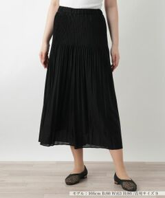 Leilian / レリアン その他パンツ | プリーツワイドパンツ【セレモニー】