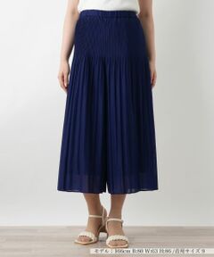 Leilian / レリアン その他パンツ | プリーツワイドパンツ【セレモニー】