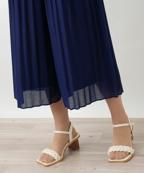 Leilian / レリアン その他パンツ | プリーツワイドパンツ【セレモニー】 | 詳細11