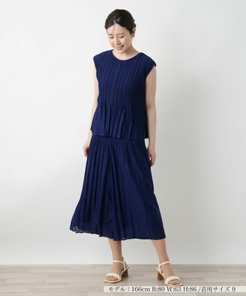 Leilian / レリアン その他パンツ | プリーツワイドパンツ【セレモニー】 | 詳細4