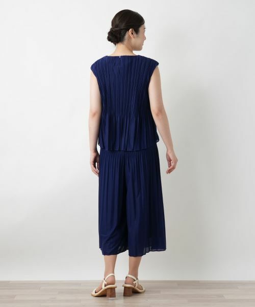 Leilian / レリアン その他パンツ | プリーツワイドパンツ【セレモニー】 | 詳細6