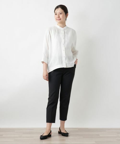 Leilian / レリアン シャツ・ブラウス | バンドカラーブラウス | 詳細1