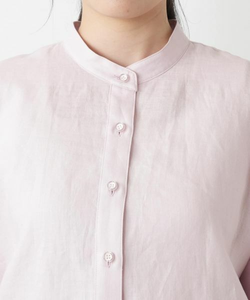 Leilian / レリアン シャツ・ブラウス | バンドカラーブラウス | 詳細10