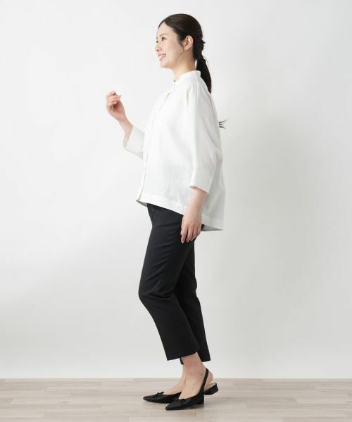 Leilian / レリアン シャツ・ブラウス | バンドカラーブラウス | 詳細2