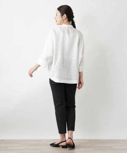 Leilian / レリアン シャツ・ブラウス | バンドカラーブラウス | 詳細3