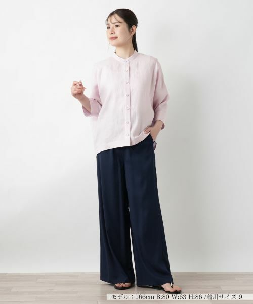 Leilian / レリアン シャツ・ブラウス | バンドカラーブラウス | 詳細4