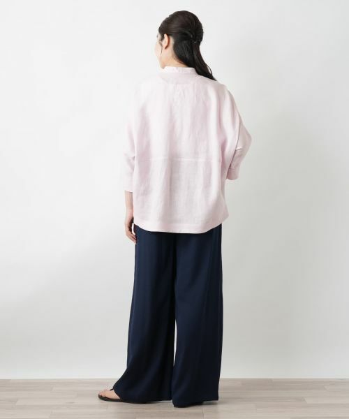 Leilian / レリアン シャツ・ブラウス | バンドカラーブラウス | 詳細6