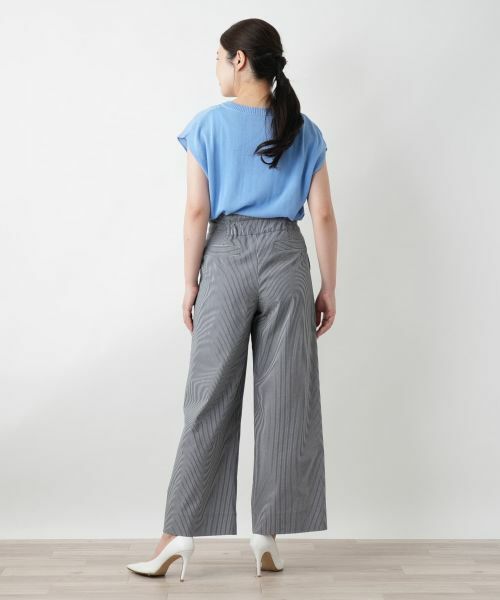 Leilian / レリアン その他パンツ | ストライプワイドパンツ | 詳細3