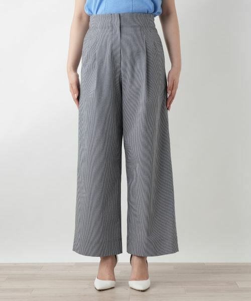 Leilian / レリアン その他パンツ | ストライプワイドパンツ | 詳細4