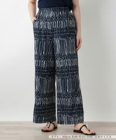 Leilian / レリアン その他パンツ | プリントワイドパンツ