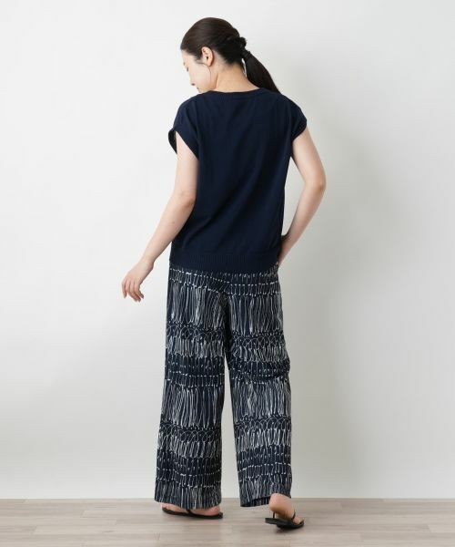 Leilian / レリアン その他パンツ | プリントワイドパンツ | 詳細3