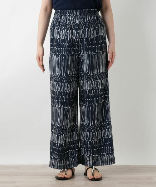 Leilian / レリアン その他パンツ | プリントワイドパンツ | 詳細4