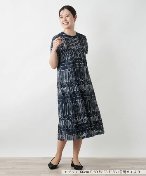 Leilian / レリアン ドレス | プリントフレアワンピース | 詳細1