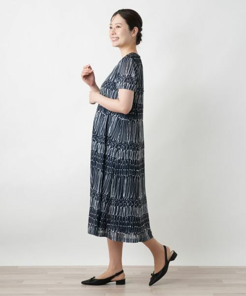 Leilian / レリアン ドレス | プリントフレアワンピース | 詳細2