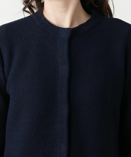 Leilian / レリアン テーラードジャケット | ノーカラーニットジャケット | 詳細10