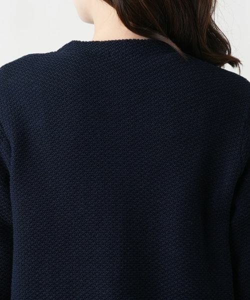 Leilian / レリアン テーラードジャケット | ノーカラーニットジャケット | 詳細11