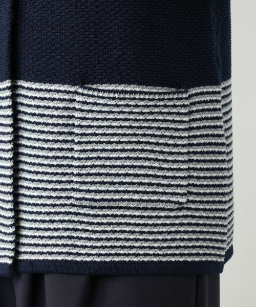 Leilian / レリアン テーラードジャケット | ノーカラーニットジャケット | 詳細14