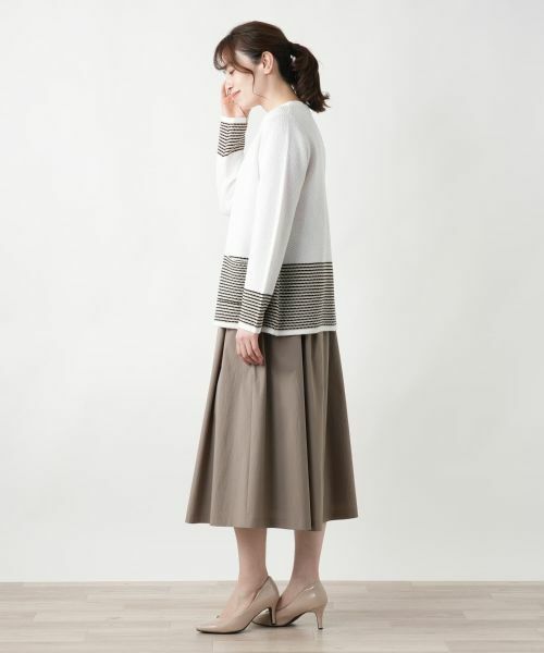 Leilian / レリアン テーラードジャケット | ノーカラーニットジャケット | 詳細2