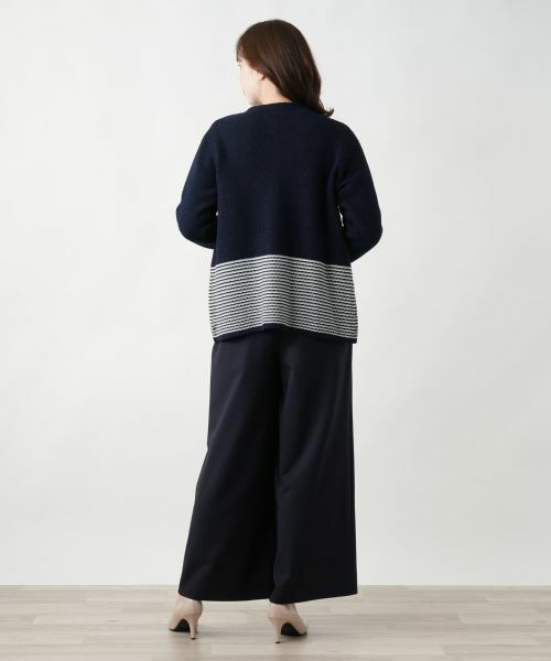 Leilian / レリアン テーラードジャケット | ノーカラーニットジャケット | 詳細6