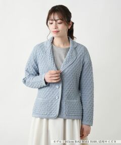 Leilian / レリアン テーラードジャケット | ニットブレザー