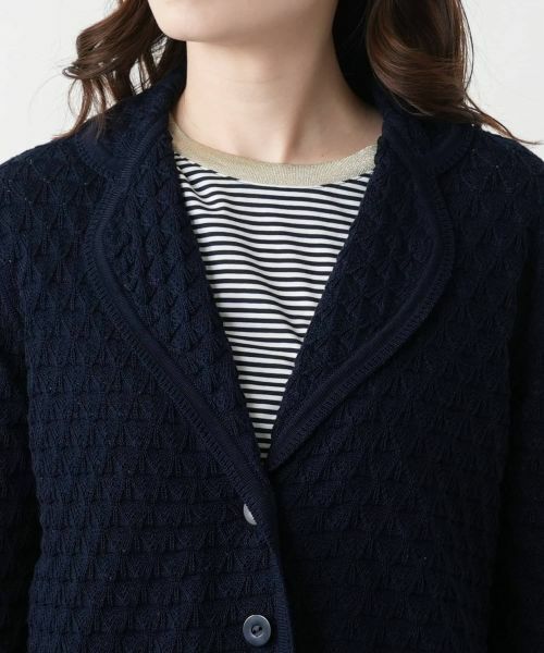 Leilian / レリアン テーラードジャケット | ニットブレザー | 詳細10